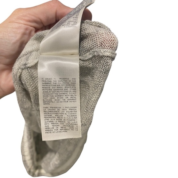 DIESEL MENS Multicolor Striped Sweater small lightweight w flaw linen - Picture 6 of 10